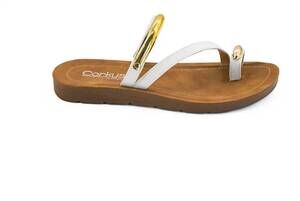 NEW CORKYS FOOTWEAR women's hit the strip sandal in white